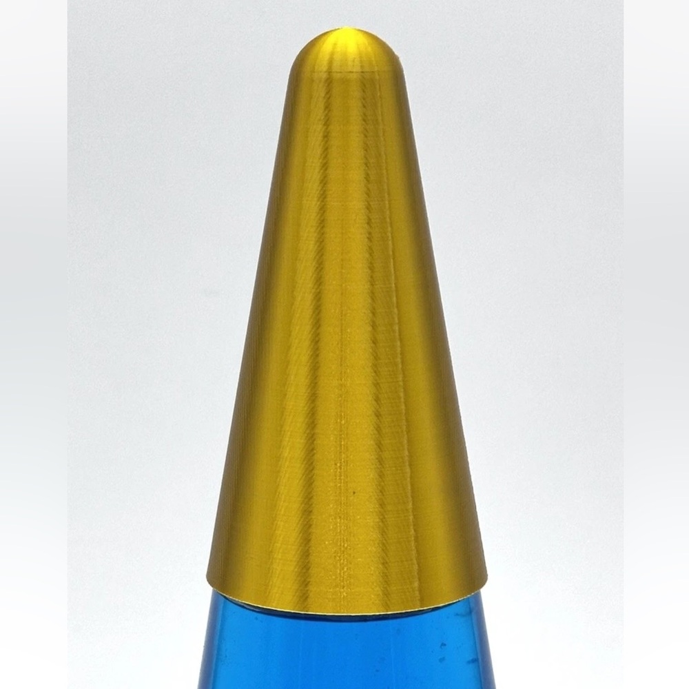 Lava Lamp 3D Printed CONE SHAPED CAP TOP ONLY! Fits 14.5” to 17” Lamps